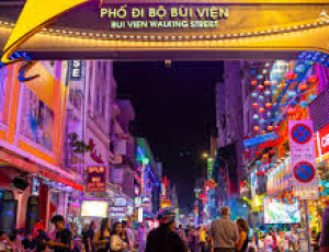 Bui Vien Walking Street - a place that attracts young people in Saigon